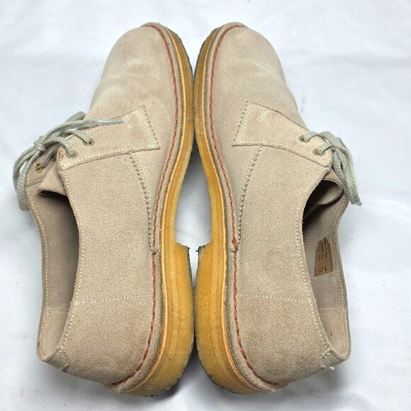 Clarks Original Desert Khan Tan Soft Leather Comfort Oxfords Men\'s Size 7 main image 4